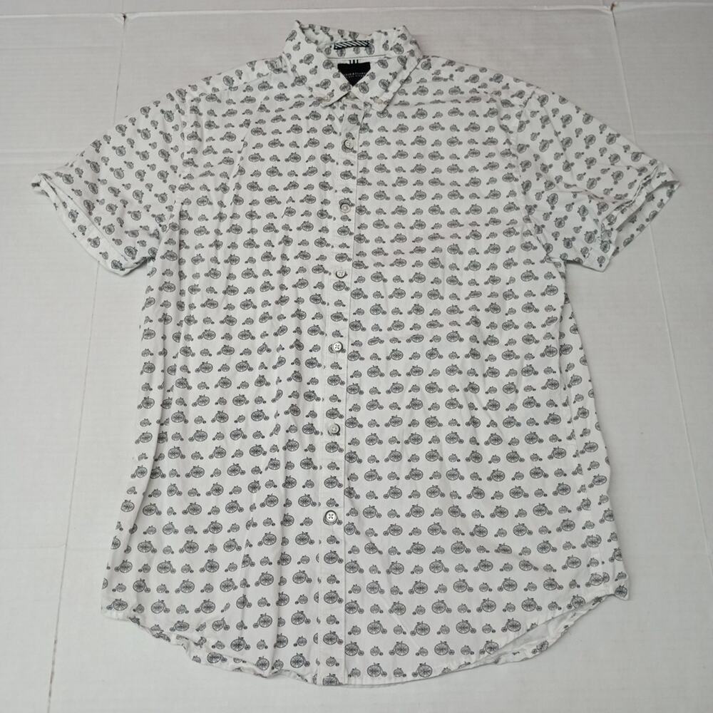 Denim & Flower‎ Ricky Singh Bicycle Slim Fit Shirt S Small